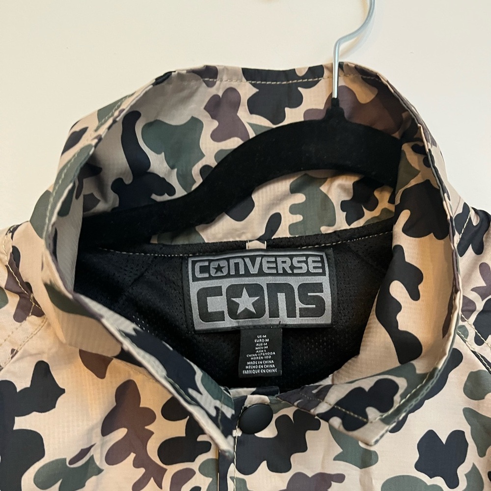 Converse Snap Button Jacket In Camo - image 4
